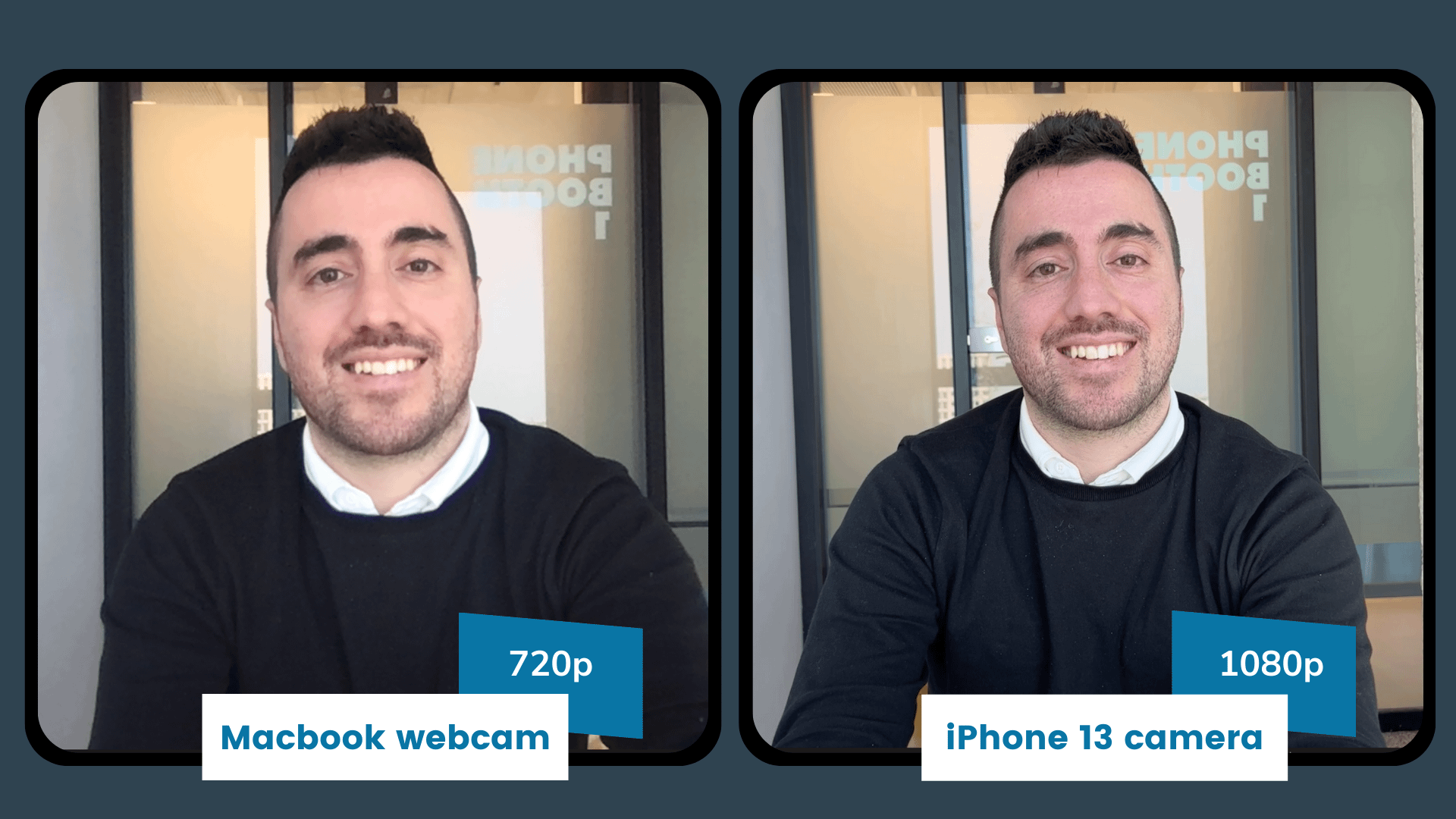 Macbook camera vs iPhone camera - online presenteren met kwaliteit