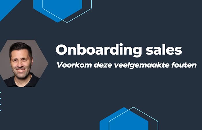 Onboarding sales